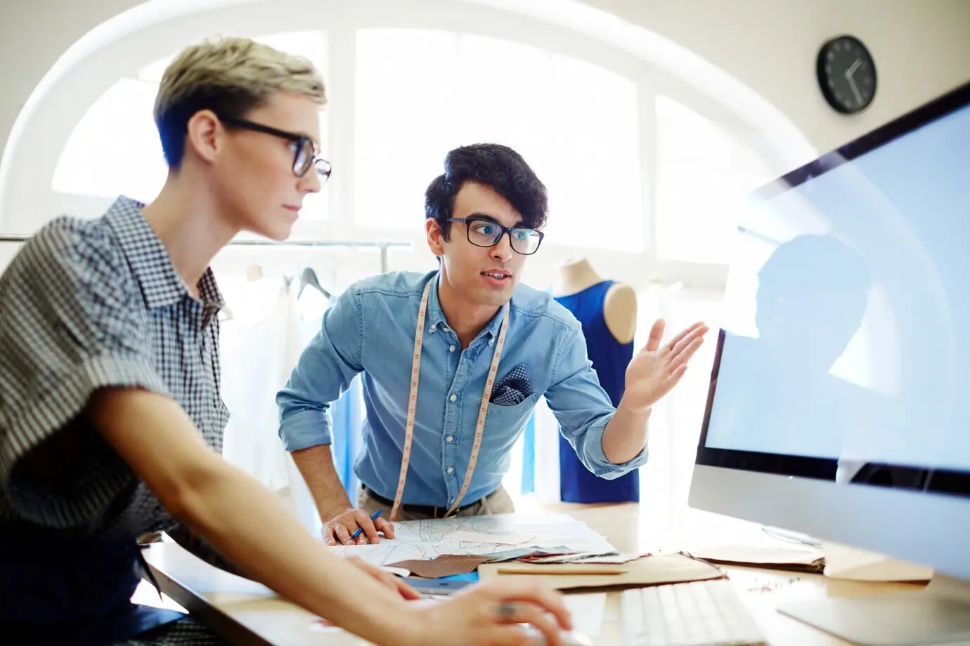 Schneider bei der Arbeit